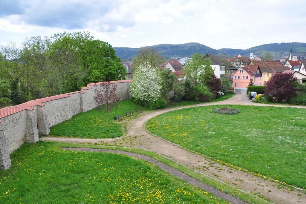 Hotel Am Hohen Schwarm Saalfeld Saale Екстер'єр фото